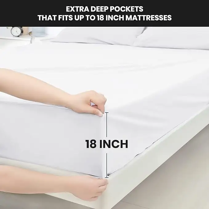 Luxury Cotton Bed Sheet Set 6 Luxury Cotton Bed Sheet Set 6